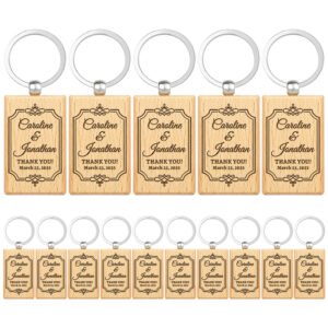New Arrivals Wedding Favor Gifts for Guests, Personalized Keychains