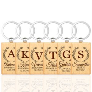 Collections personalized keychains for bridesmaid