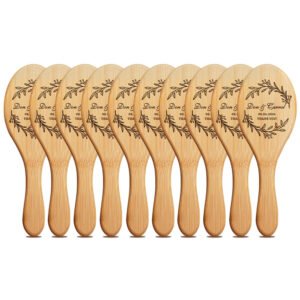 Collections personalized hair brush for wedding favors