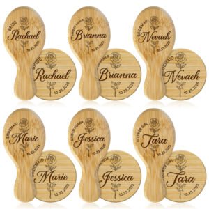 Home Personalized Bridesmaid Gifts, Custom Name Hair Brush